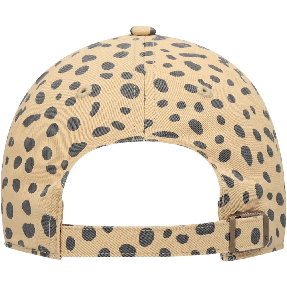 🆕⚾️NY Yankees ‘47 Women's Cheetah🐆Clean Up Adjustable Hat - Tan - Picture 4 of 8